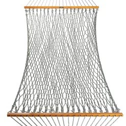 DURACORD® Single Original Rope Hammock - Green Oatmeal Heirloom Tweed -Boutique Hammock Shop 12dcotg studio2 xx