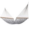 DURACORD® Single Original Rope Hammock - Navy Oatmeal Heirloom Tweed -Boutique Hammock Shop 12dcotnv studio1 xx