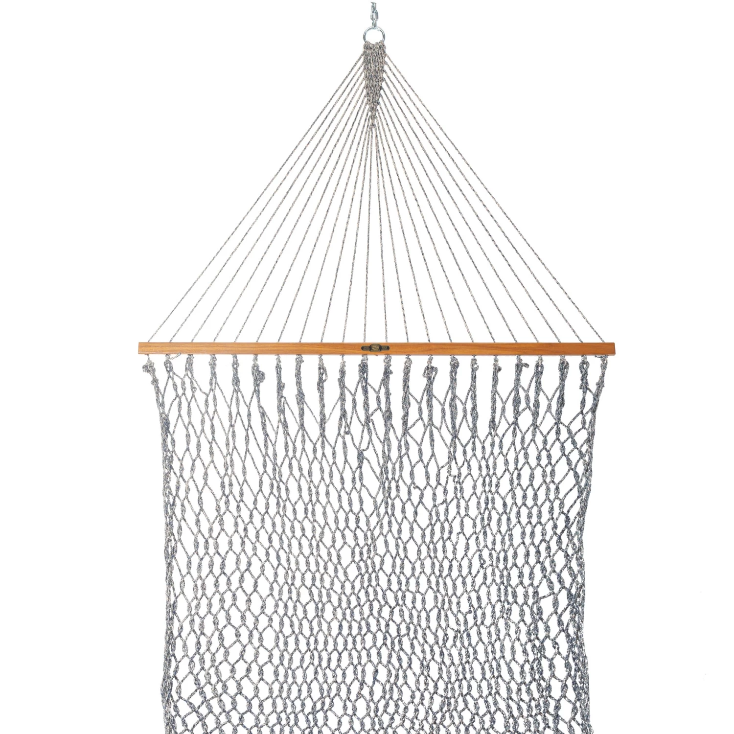 DURACORD® Single Original Rope Hammock - Navy Oatmeal Heirloom Tweed 5 DURACORD® Single Original Rope Hammock - Navy Oatmeal Heirloom Tweed - Image 3