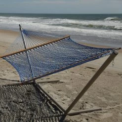 DURACORDĀ® Large Original Rope Hammock - Coastal Blue