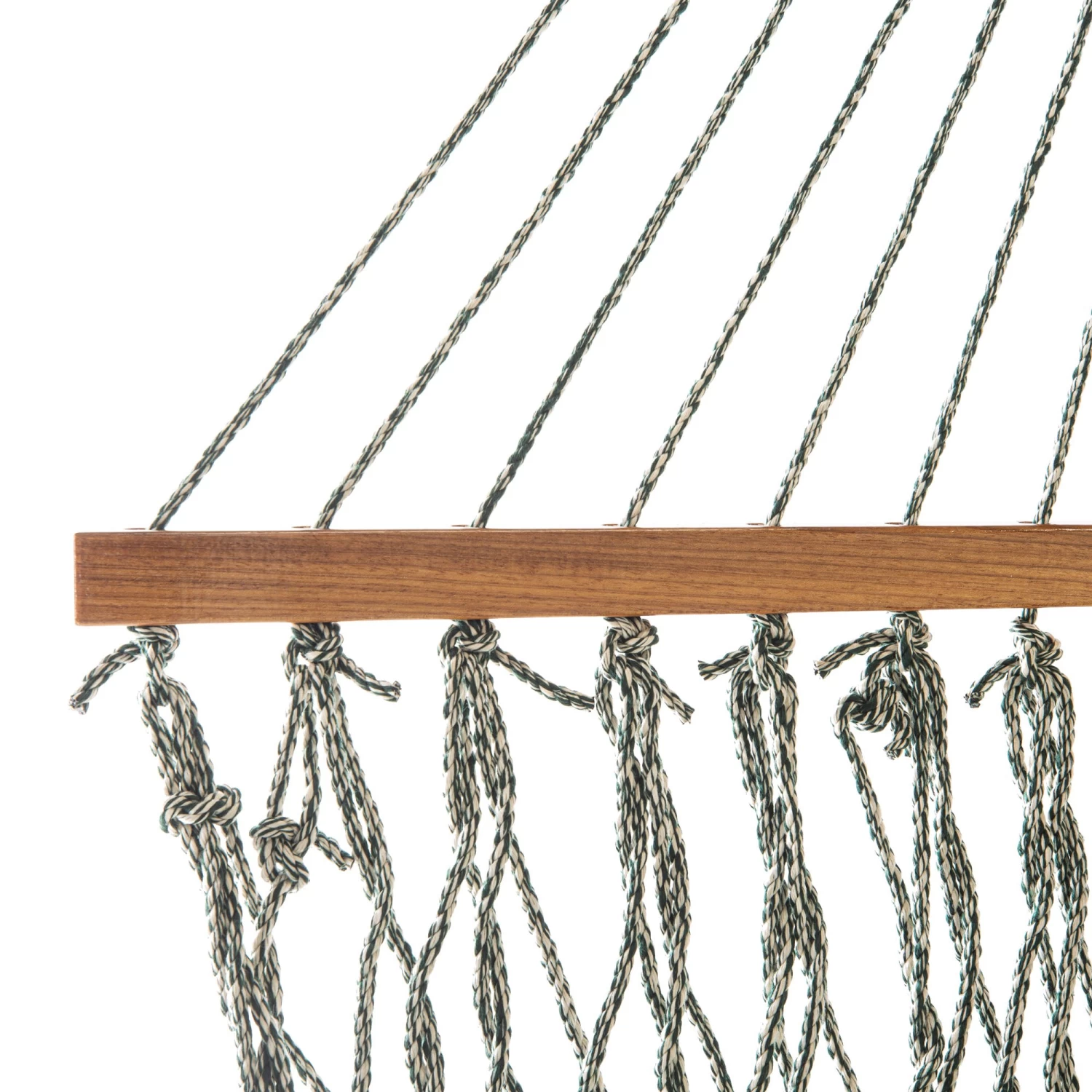DURACORD® Large Original Rope Hammock - Green Oatmeal Heirloom Tweed 8 DURACORD® Large Original Rope Hammock - Green Oatmeal Heirloom Tweed - Image 6