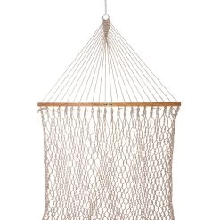 DURACORD® Large Original Rope Hammock - Antique Brown Oatmeal Heirloom Tweed -Boutique Hammock Shop 13doctab studio3 xx