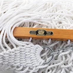 DURACORD® Large Original Rope Hammock - White -Boutique Hammock Shop 13op studio4 xx
