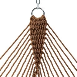 DURACORD® Deluxe Original Rope Hammock - Antique Brown -Boutique Hammock Shop 14dcab oring xx