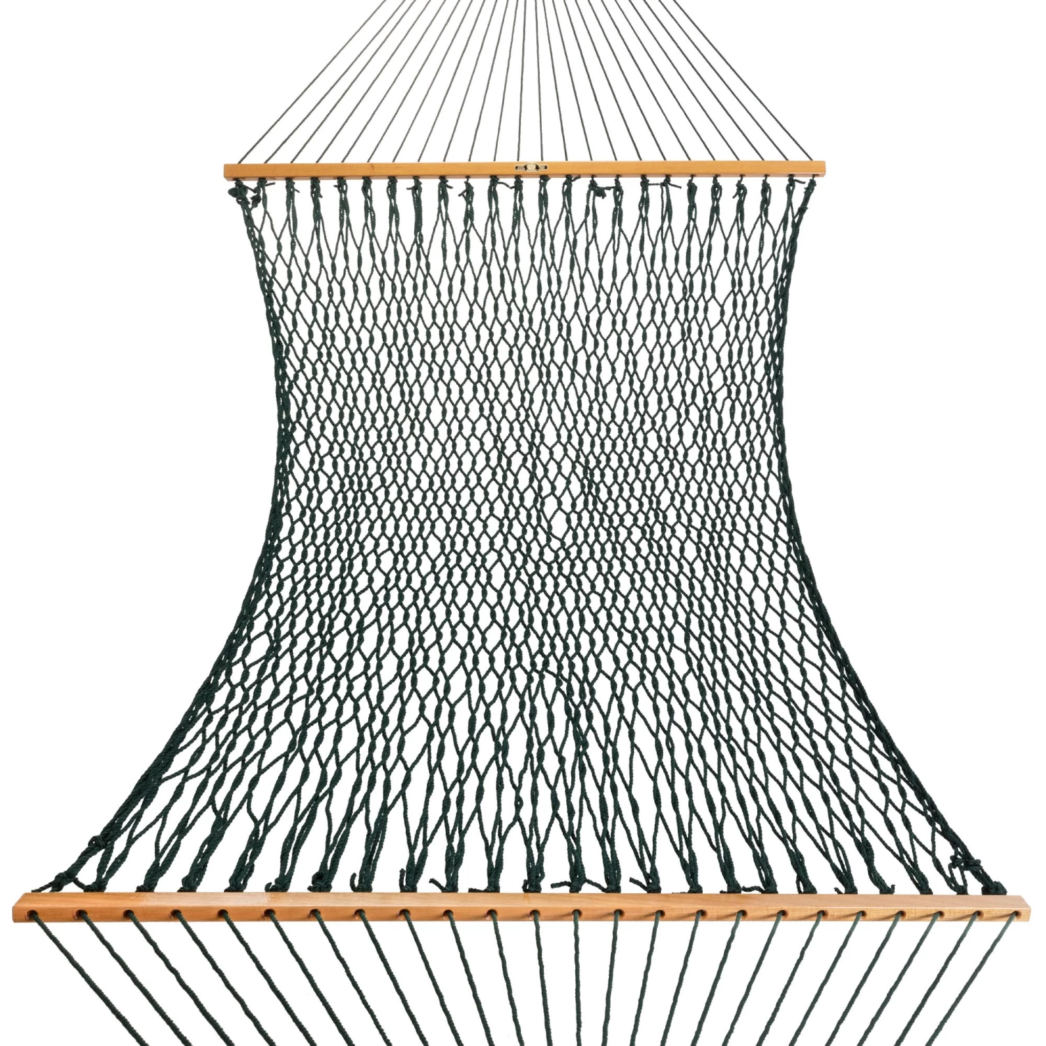 DURACORD® Deluxe Original Rope Hammock - Green 4 DURACORD® Deluxe Original Rope Hammock - Green - Image 2