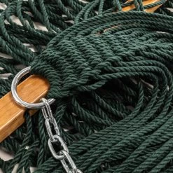 DURACORD® Deluxe Original Rope Hammock - Green 11 DURACORD® Deluxe Original Rope Hammock - Green -Boutique Hammock Shop 14dcg ringknot xx