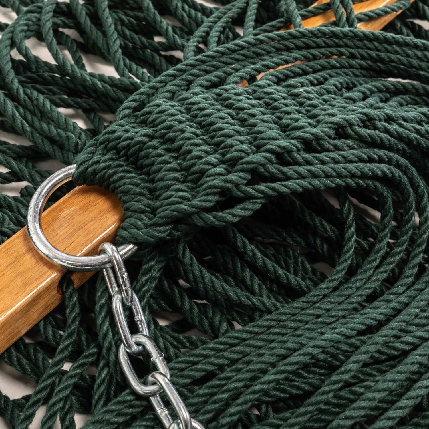 DURACORD® Deluxe Original Rope Hammock - Green 6 DURACORD® Deluxe Original Rope Hammock - Green - Image 4