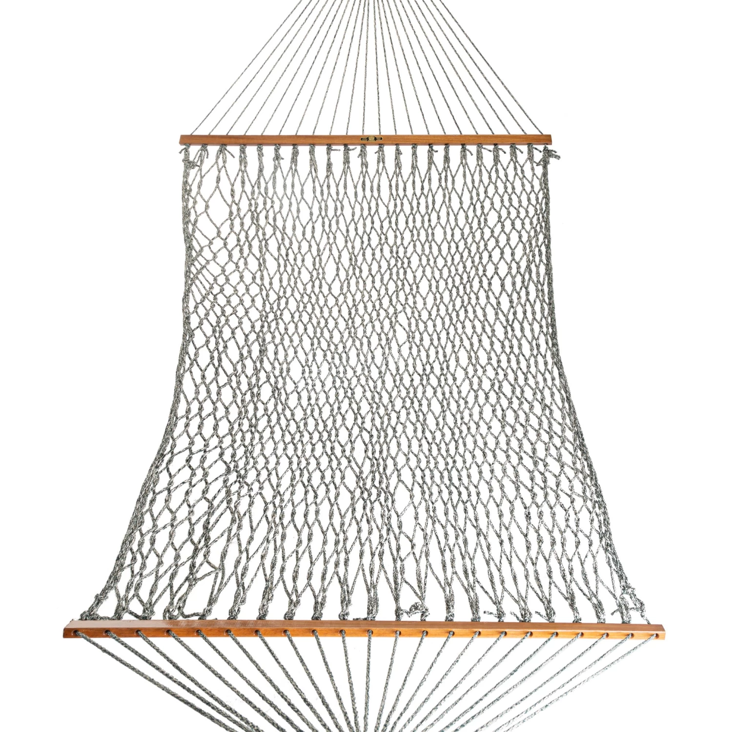 DURACORD® Deluxe Original Rope Hammock - Green Oatmeal Heirloom Tweed 4 DURACORD® Deluxe Original Rope Hammock - Green Oatmeal Heirloom Tweed - Image 2