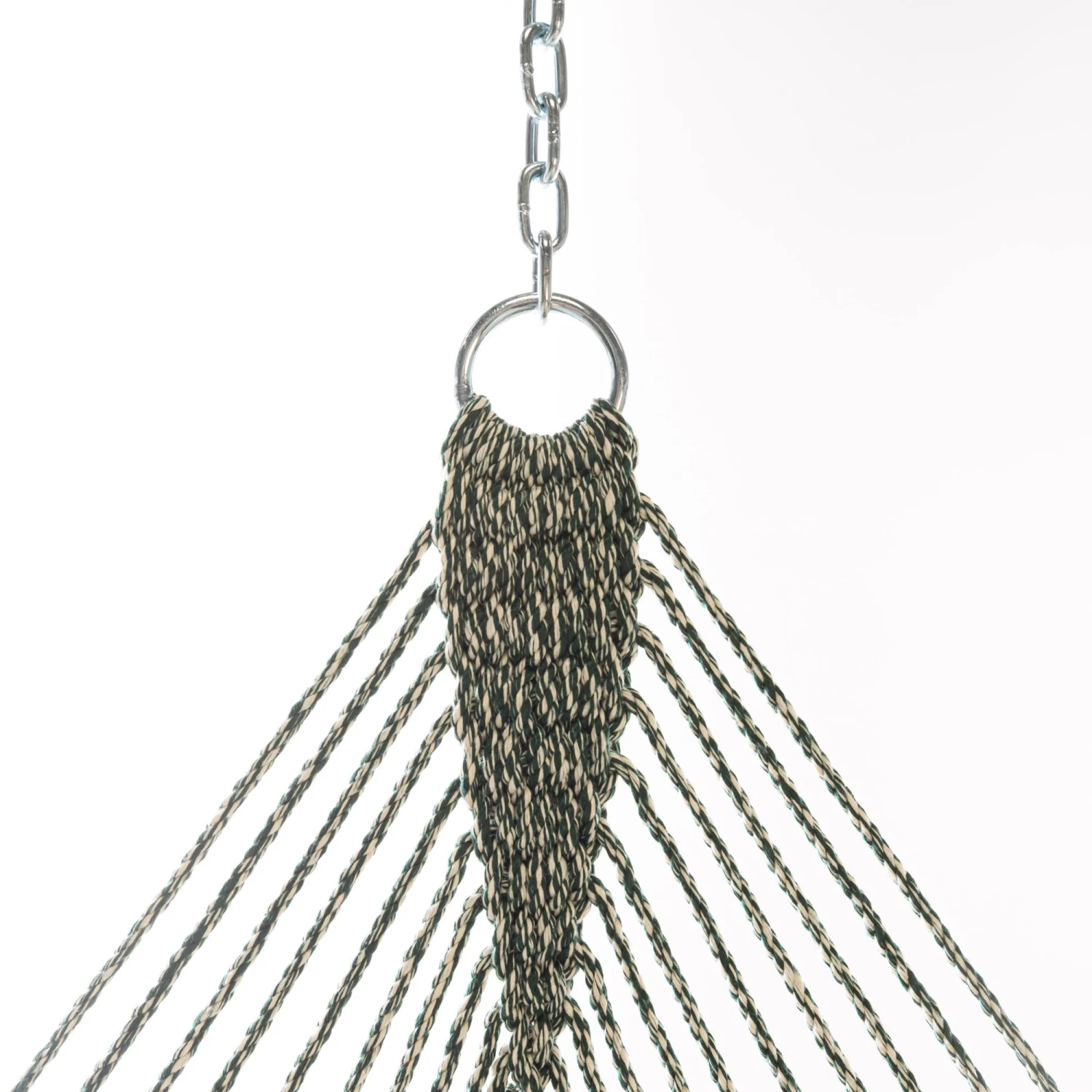 DURACORD® Deluxe Original Rope Hammock - Green Oatmeal Heirloom Tweed 7 DURACORD® Deluxe Original Rope Hammock - Green Oatmeal Heirloom Tweed - Image 5