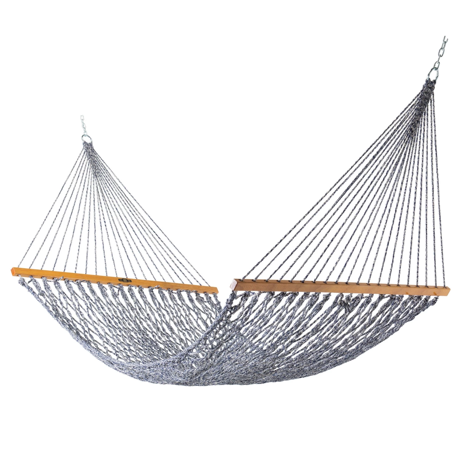 DURACORD® Deluxe Original Rope Hammock - Navy Oatmeal Heirloom Tweed 3 DURACORD® Deluxe Original Rope Hammock - Navy Oatmeal Heirloom Tweed