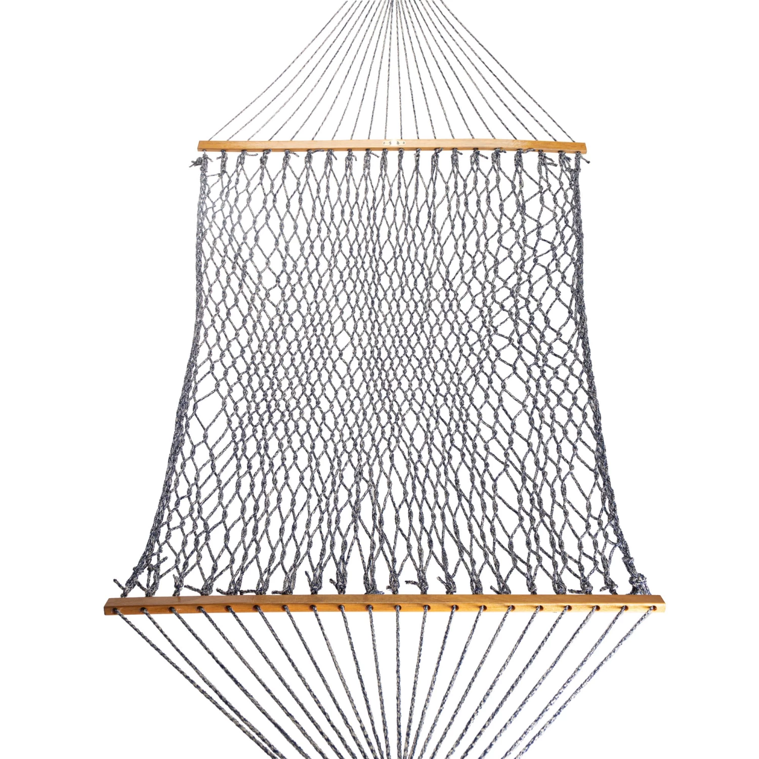 DURACORD® Deluxe Original Rope Hammock - Navy Oatmeal Heirloom Tweed 4 DURACORD® Deluxe Original Rope Hammock - Navy Oatmeal Heirloom Tweed - Image 2