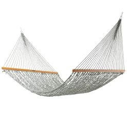 DURACORD® Presidential Original Rope Hammock - Green Oatmeal Heirloom Tweed