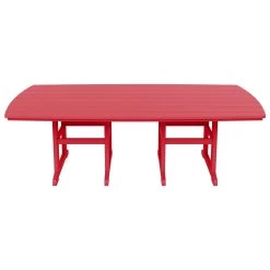 DURAWOOD® Dining Table - 46 In. X 96 In. -Boutique Hammock Shop 96table red xx