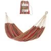 Large Cotton Brazilian Red Multicolor Stripe Hammock With Matching Storage Bag Included -Boutique Hammock Shop bg hamrs studio1 xx