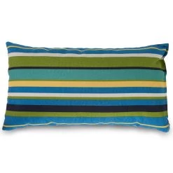 Topanga Stripe Outdoor Throw Pillow 19 In. X 10 In. Rectangle/Lumbar