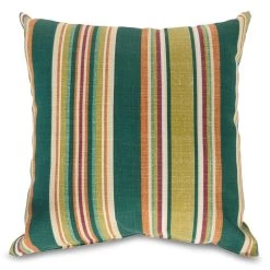 Boutique Hammock Shop 35 Baldwin Stripe Small Square Outdoor Pillow