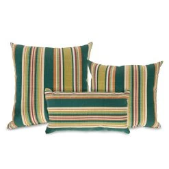 Baldwin Stripe Small Square Outdoor Pillow -Boutique Hammock Shop bsq7004pillowset xx
