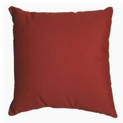 Burgundy Sunbrella Outdoor Throw Pillow