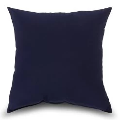 Navy Outdoor Throw Pillow 16 In. X 16 In. Square