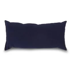 Navy Outdoor Throw Pillow 19 In. X 10 In. Rectangle/Lumbar