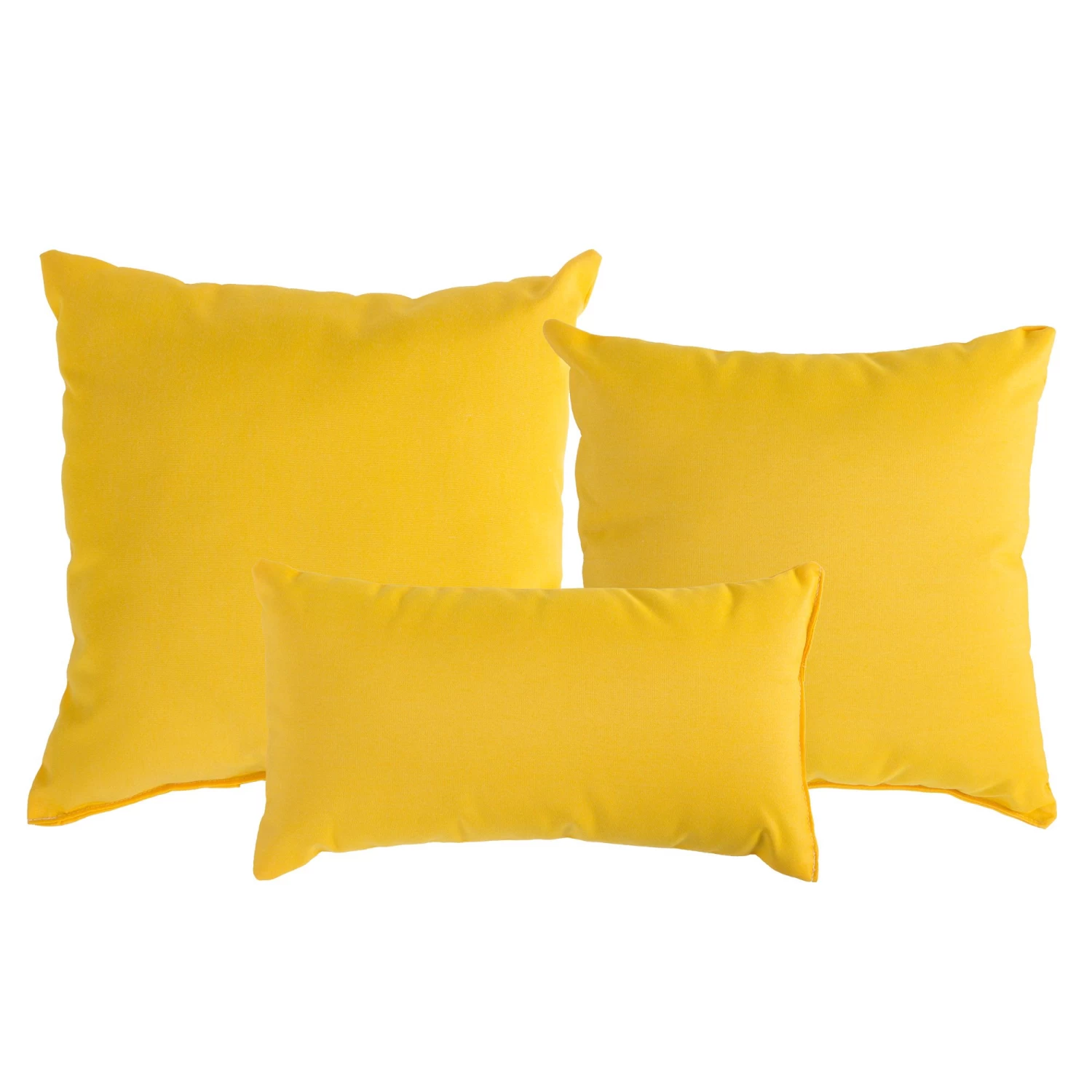 Sunflower Yellow Sunbrella Outdoor Throw Pillow 6 Sunflower Yellow Sunbrella Outdoor Throw Pillow - Image 4