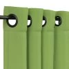 Sunbrella Canvas Ginkgo Outdoor Curtain With Grommets 1 Sunbrella Canvas Ginkgo Outdoor Curtain With Grommets -Boutique Hammock Shop canvas ginkgo angled xx