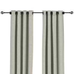 Sunbrella Canvas Granite Outdoor Curtain With Grommets 25 Sunbrella Canvas Granite Outdoor Curtain With Grommets -Boutique Hammock Shop canvas granite front xx