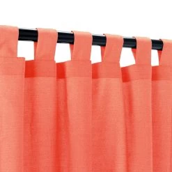 Sunbrella Canvas Melon Outdoor Curtain With Grommets -Boutique Hammock Shop canvas melon t xx