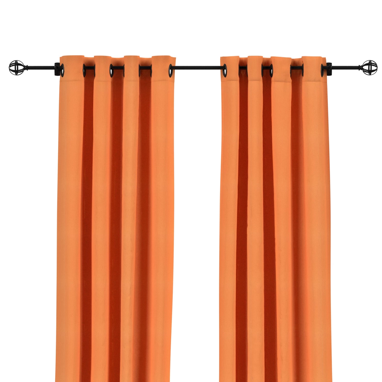 Sunbrella Canvas Tuscan Outdoor Curtain With Grommets 6 Sunbrella Canvas Tuscan Outdoor Curtain With Grommets - Image 4