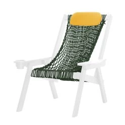 DURAWOOD® White Coastal DURACORD® Rope Chair -Boutique Hammock Shop ccsgrwh s 2 xx