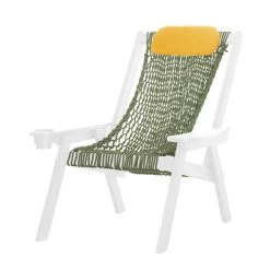DURAWOOD® White Coastal DURACORD® Rope Chair -Boutique Hammock Shop ccsmdwh s 2 xx
