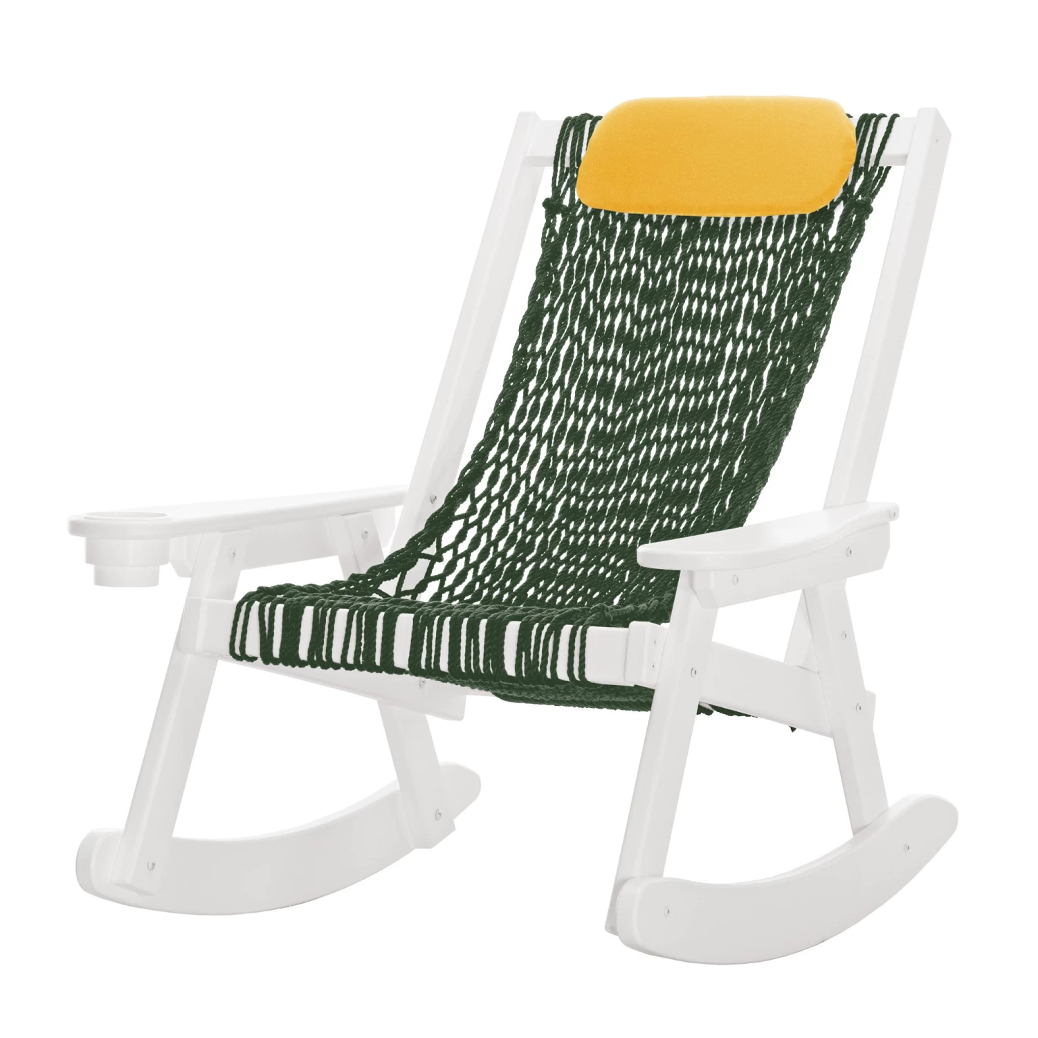 DURAWOOD® White Coastal DURACORD® Rope Rocker 7 DURAWOOD® White Coastal DURACORD® Rope Rocker - Image 5
