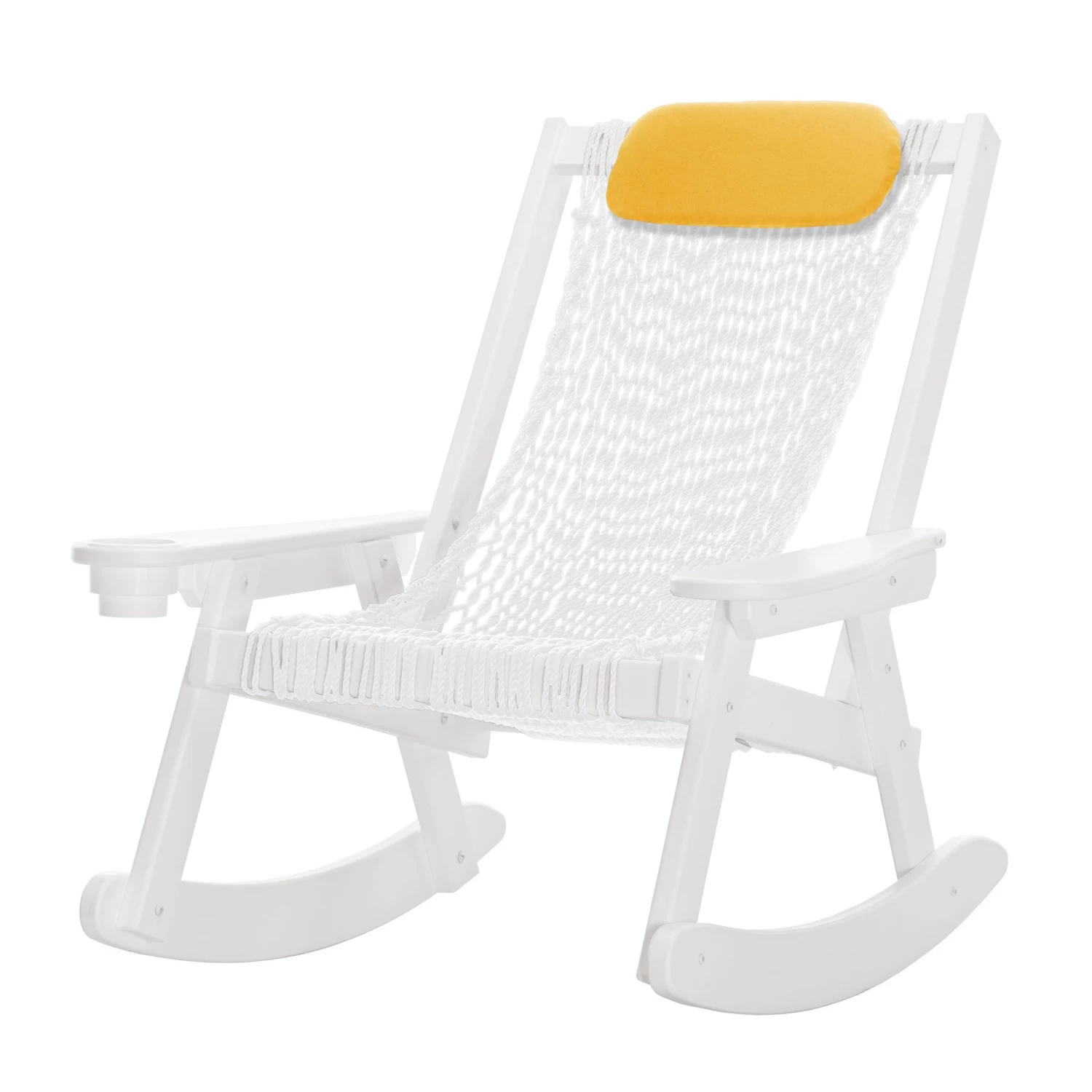 DURAWOOD® White Coastal DURACORD® Rope Rocker 6 DURAWOOD® White Coastal DURACORD® Rope Rocker - Image 4