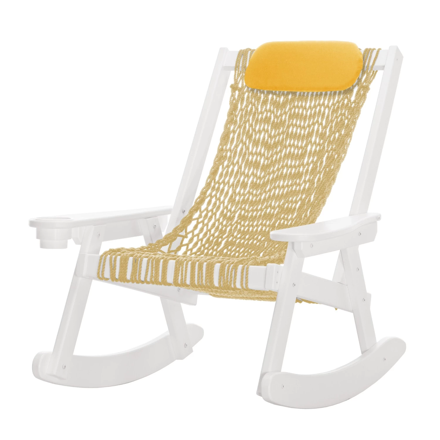 DURAWOOD® White Coastal DURACORD® Rope Rocker 12 DURAWOOD® White Coastal DURACORD® Rope Rocker - Image 10