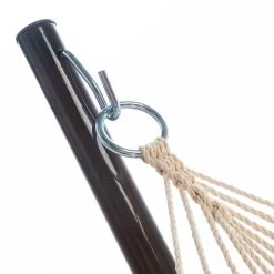 Single 36'' Quilted Fabric Hammock With Patented KD Space Saving Hammock Stand And Pillow Combo - Navy -Boutique Hammock Shop comboqp36nvstudio3 xx 1