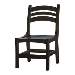 DURAWOOD® Casual Dining Chair -Boutique Hammock Shop conversation dining arms poly lumber pawleys island black dc1blk xx