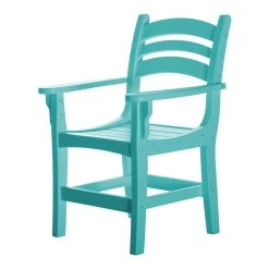 DURAWOOD® 5 Piece Casual Dining Set -Boutique Hammock Shop conversation dining chair with arms poly lumber pawleys island turquoise dca1tq xx