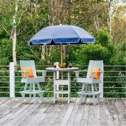 DURAWOOD® 3 Piece Modern Counter Height Swivel Set