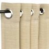 Sunbrella Dupione Sand Outdoor Curtain With Grommets -Boutique Hammock Shop cursagrs n angled xx
