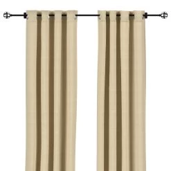 Sunbrella Dupione Sand Outdoor Curtain With Grommets 24 Sunbrella Dupione Sand Outdoor Curtain With Grommets -Boutique Hammock Shop cursagrs n wide xx