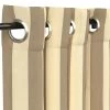 Sunbrella Regency Sand Outdoor Curtain With Grommets -Boutique Hammock Shop cursdgrs n angled xx