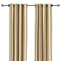 Sunbrella Regency Sand Outdoor Curtain With Grommets -Boutique Hammock Shop cursdgrs n wide xx