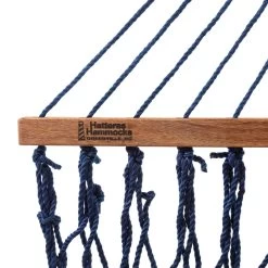 DURACORD® Large Rope Hammock - Navy -Boutique Hammock Shop dc 13nv spreaderbar xx