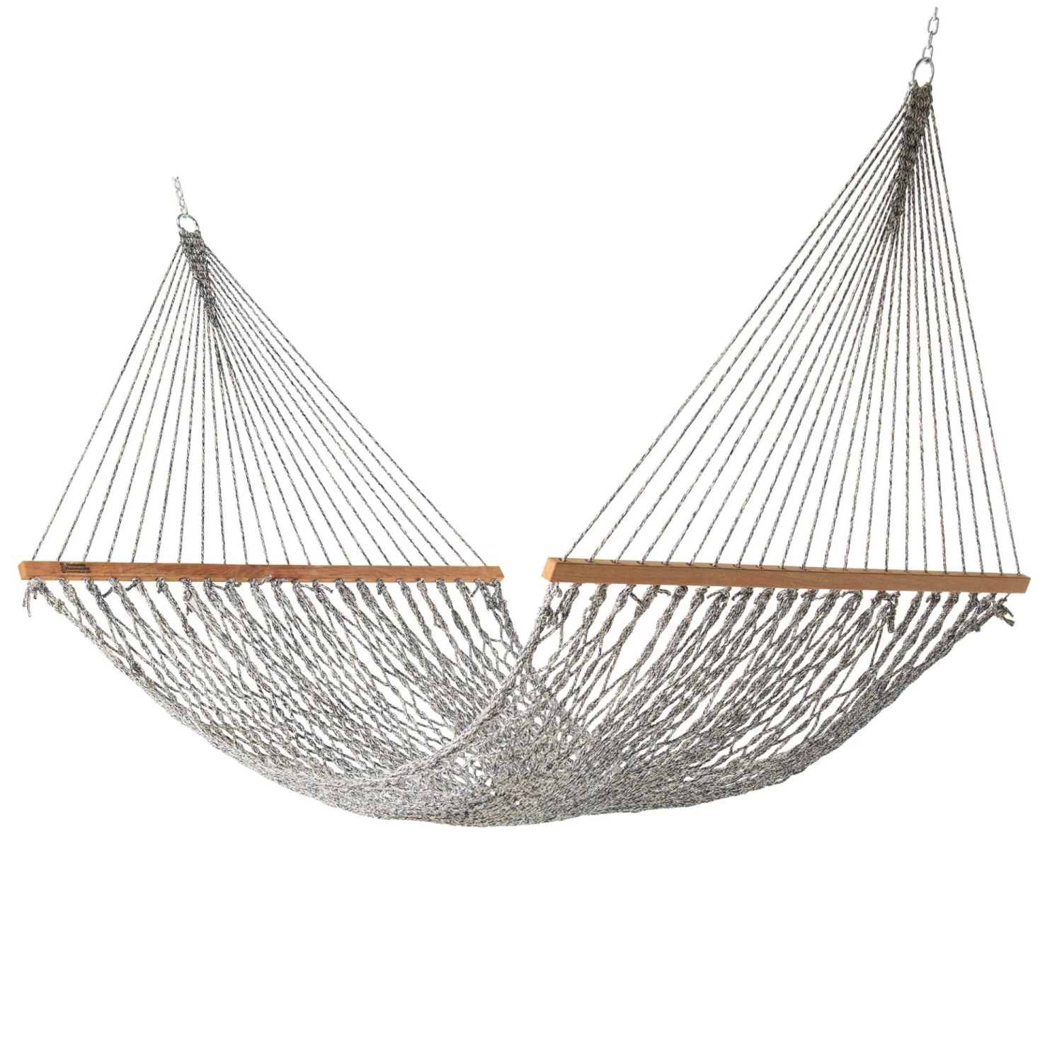 DURACORD® Large Rope Hammock - Navy Oatmeal Heirloom Tweed 3 DURACORD® Large Rope Hammock - Navy Oatmeal Heirloom Tweed