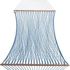 DURACORD® Deluxe Rope Hammock - Coastal Blue -Boutique Hammock Shop dc 14cb bed xx