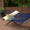 DURACORD® Deluxe Rope Hammock - Navy 2 DURACORD® Deluxe Rope Hammock - Navy -Boutique Hammock Shop dc 14nv lifestyle xx