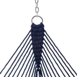 DURACORD® Deluxe Rope Hammock - Navy -Boutique Hammock Shop dc 14nv oring xx