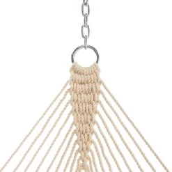 DURACORD® Deluxe Rope Hammock - Oatmeal 12 DURACORD® Deluxe Rope Hammock - Oatmeal -Boutique Hammock Shop dc 14ot oring xx