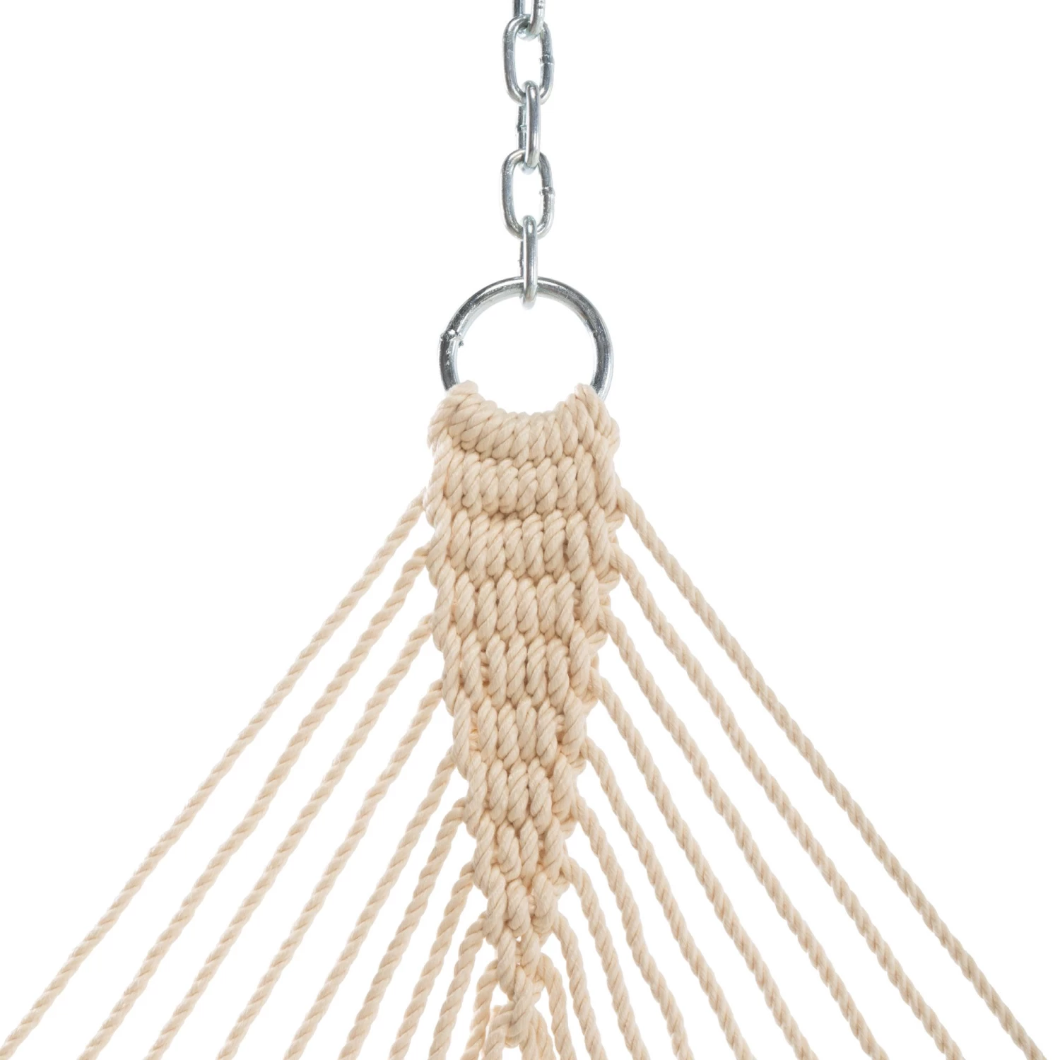 DURACORD® Deluxe Rope Hammock - Oatmeal 7 DURACORD® Deluxe Rope Hammock - Oatmeal - Image 5
