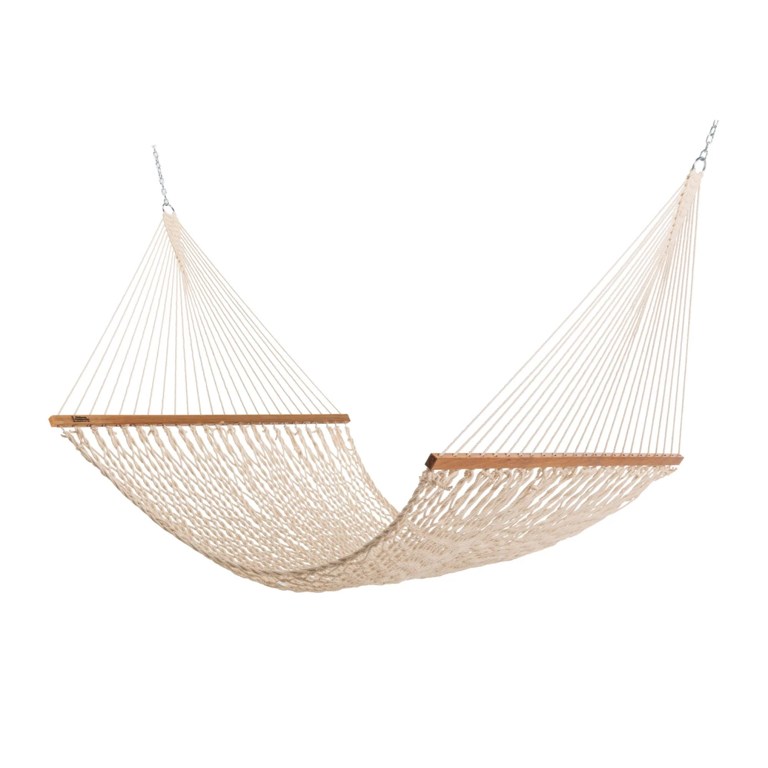 DURACORD® Deluxe Rope Hammock - Oatmeal 4 DURACORD® Deluxe Rope Hammock - Oatmeal - Image 2